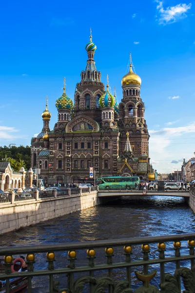 St. Petersburg, Russia 26 August 2010. Спаситель кровавой церкви — стоковое фото