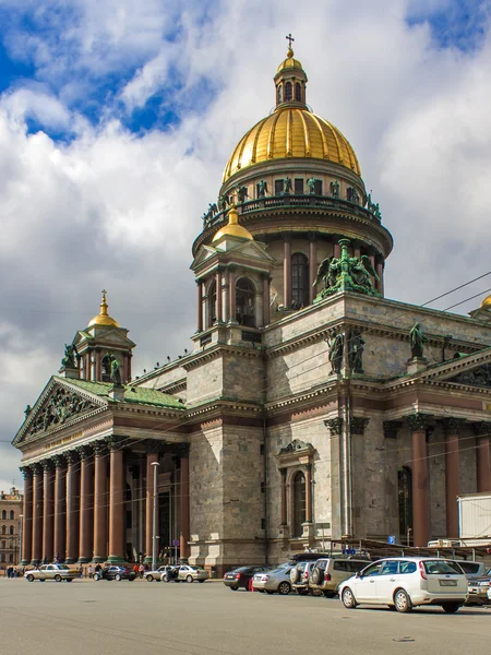 St. Petersburg, Russia. Architectural details of St. Isaac's Cathedral — Stock Photo, Image