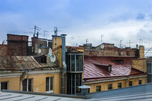 St. Petersburg, Russia . Views on the rooftops — Stock Photo, Image