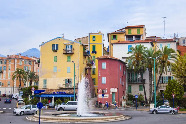 Menton, Frankreich. Blick auf die Stadt — Stockfoto