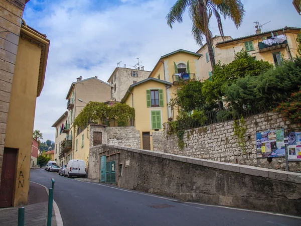Menton , France. Typical view of the city — Stock Photo, Image