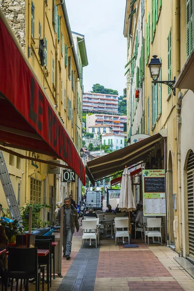 Menton, Fransa. Şehrin tipik görünümü — Stok fotoğraf