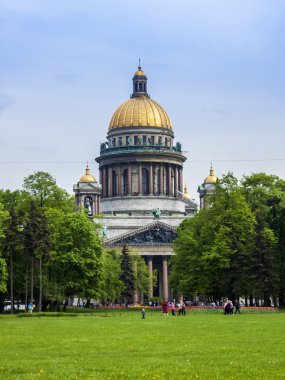 St. petersburg, Rusya Federasyonu, 29 Mayıs 2011. Isaak katedral mimarisi