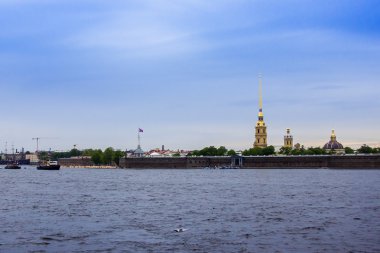 St. petersburg, Rusya, 27 Ekim 2010. neva Nehri dolgu üzerinde teklif