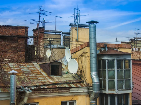 San Pietroburgo, Russia. Vista sui tetti — Foto Stock