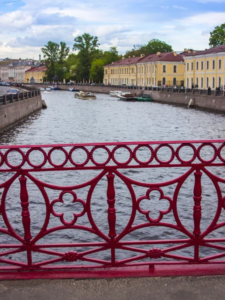 San Petersburgo, Rusia, 29 de mayo de 2011. Vista sobre la Moika — Foto de Stock