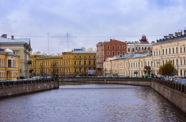 St. petersburg, Rusya. Yusupov Nehri üzerinde göster