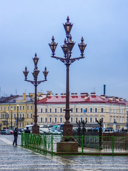 St. Petersburg, Russia, 29 October 2010. Architectural ensemble of Palace Square — Stock Photo, Image