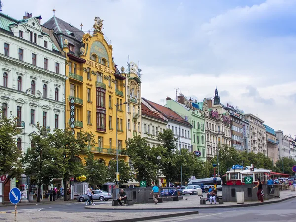 Prague, Republika Czeska. typowy widok miejski — Zdjęcie stockowe