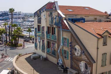 Cannes, Fransa, 1 Temmuz 2011. tipik kentsel görünümü