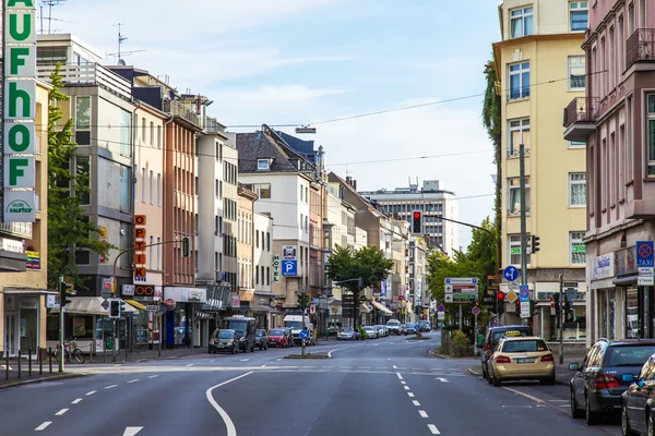 Düsseldorf, deutschland, am 5. juli 2014. typische stadtarchitektur — Stockfoto