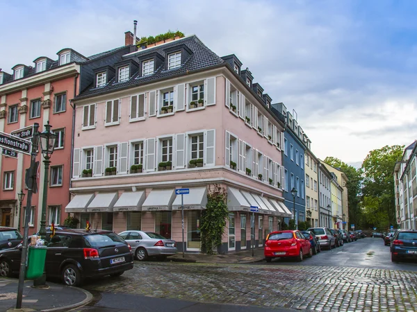 Dusseldorf, Germany, on July 5, 2014. Typical type of city architecture — Stock Photo, Image