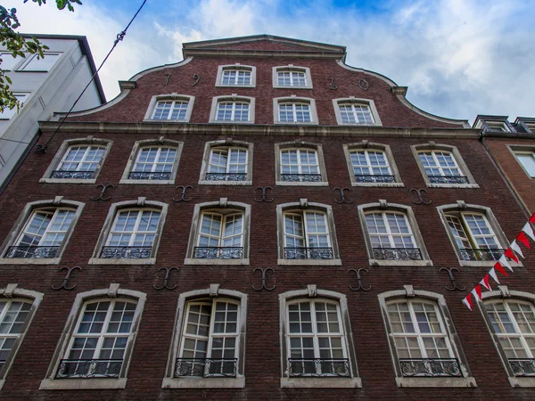 Dusseldorf, Germany, on July 5, 2014. Typical architectural details — Stock Photo, Image