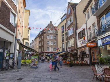 Dusseldorf, Almanya, 6 Temmuz 2014 tarihinde. tipik kentsel görünümü