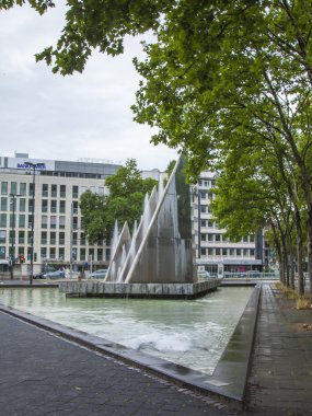 Dusseldorf, Almanya, 6 Temmuz 2014 tarihinde. tipik kentsel görünümü