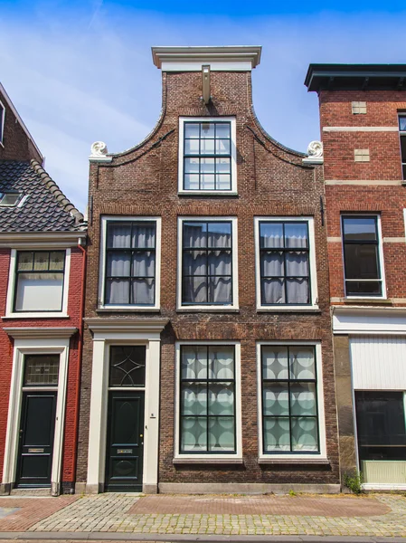 Haarlem, Países Bajos, 10 de julio de 2014. Detalles arquitectónicos típicos —  Fotos de Stock