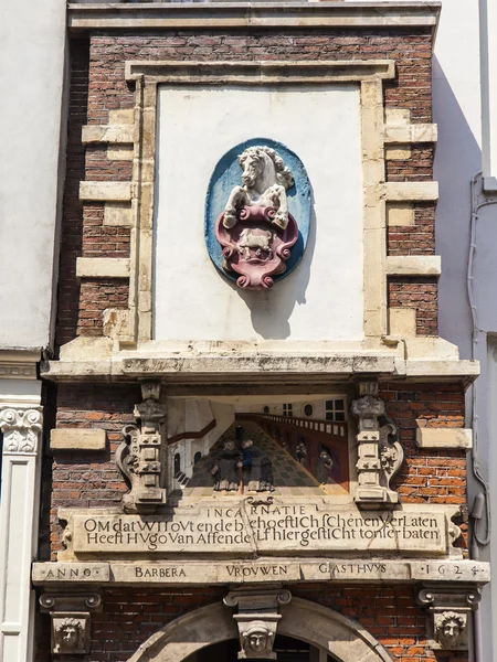 Haarlem, Netherlands, on July 10, 2014. Typical architectural details — Stock Photo, Image