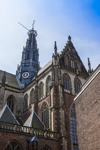 Haarlem, Nederland, op 10 juli 2014. typische architectonische details — Stockfoto