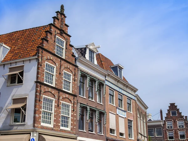 Haarlem, Nederland, 10. juli 2014. Typiske arkitektoniske detaljer – stockfoto