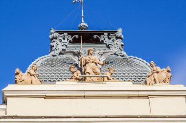 St. petersburg, Rosja, 22 lipca, 2012. typowe formy architektoniczne obiektów zabytkowych