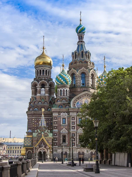 Saint-Pétersbourg, Russie, le 22 juillet 2012. cathédrale Église du Sauveur sur le sang — Photo