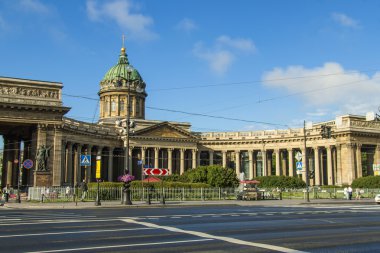 St. petersburg, Rusya Federasyonu-22 Temmuz 2012 tarihinde. Kazan Katedrali