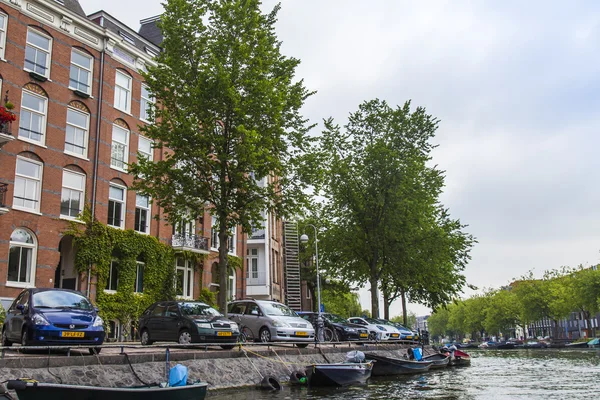 Amsterdam, niederland, am 10. juli 2014. blick auf amstel — Stockfoto