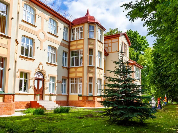 Zelenogradsk Rusia Junio 2023 Conjunto Arquitectónico Típico Ámbito Del Desarrollo — Foto de Stock