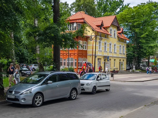 Svetlogorsk Rusia Junio 2021 Conjunto Arquitectónico Urbano Típico —  Fotos de Stock