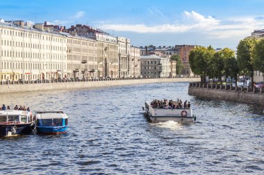 St. petersburg, Rusya Federasyonu-22 Temmuz 2012 tarihinde. tipik kentsel görünümü