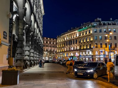 St. Petersburg, Rusya, 26 Temmuz 2021 akşam vakti.