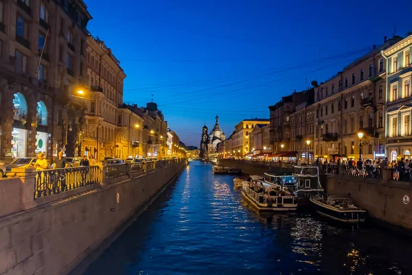 Petersburg Rusya Temmuz 2021 Akşam Vakti — Stok fotoğraf