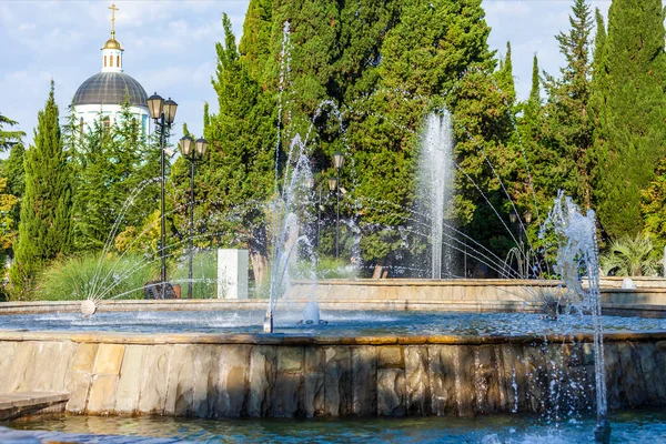 Sotschi Russland Oktober 2021 Typische Stadtansichten Einem Bewölkten Herbsttag Schöner — Stockfoto