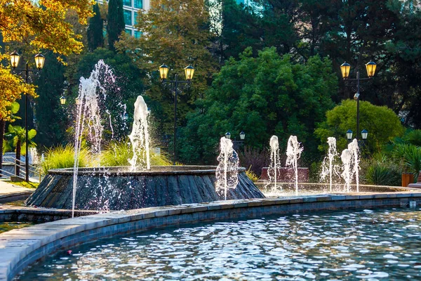 Sochi Russia October 2021 Typical Urban View Cloudy Fall Day — Stock Photo, Image