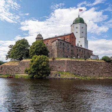Vyborg, Rusya, 25 Temmuz 2021. Vyborg Şatosu, XVIII.