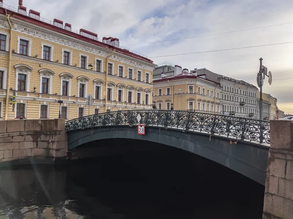 Санкт Петербург Росія Листопада 2021 Року Вид Річку Мойка — стокове фото