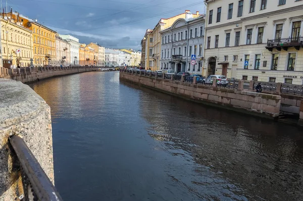 Petersburg Russland November 2021 Blick Auf Den Fluss Moika — Stockfoto