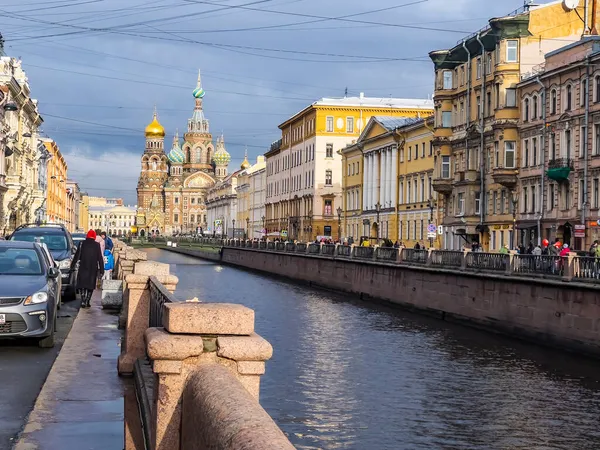 San Pietroburgo Russia Novembre 2021 Vista Del Canale Griboyedov Dei — Foto Stock