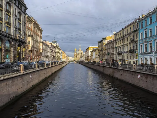 São Petersburgo Rússia Novembro 2021 Vista Canal Griboyedov Seus Pitorescos — Fotografia de Stock