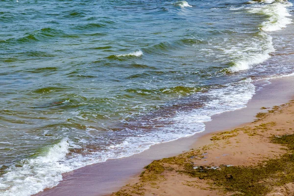 Sea Landscape Surfline Waves Foam Nature Background — Stock Photo, Image