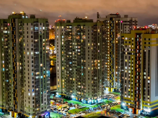Санкт Петербург Россия Ноября 2021 Года Многоэтажные Современные Жилые Дома — стоковое фото