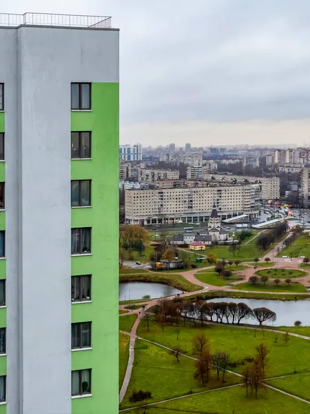 Saint Pétersbourg Russie Novembre 2021 Bâtiments Résidentiels Modernes Plusieurs Étages — Photo