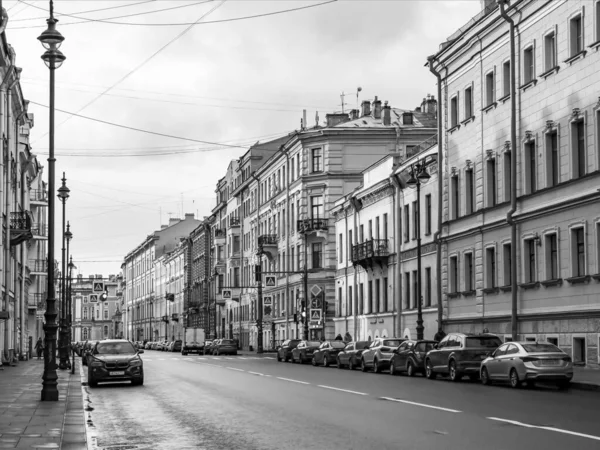 Petersburg Russland November 2021 Blick Auf Die Millionnaya Straße Historischen — Stockfoto