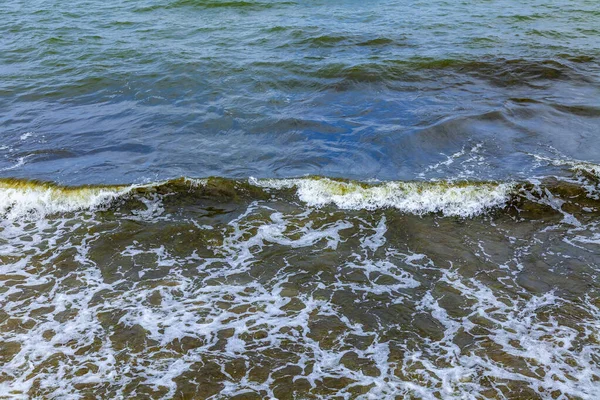 Ufuk Çizgisi Olan Deniz Manzarası Doğa Arkaplanı — Stok fotoğraf