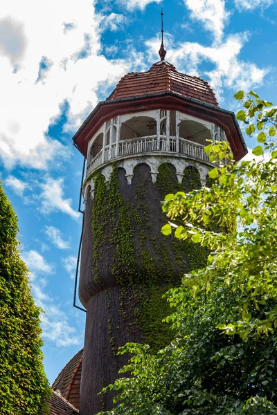 Svetlogorsk Rusia Junio 2021 Antigua Torre Agua Uno Los Símbolos —  Fotos de Stock