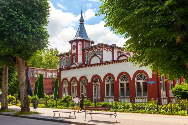 Svetlogorsk Rússia Junho 2021 Conjunto Arquitetónico Urbano Típico — Fotografia de Stock