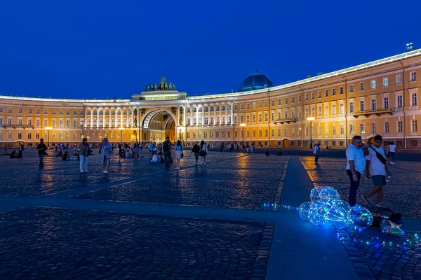 Saint Pétersbourg Russie Juillet 2021 Vue Sur Ville Dans Partie — Photo