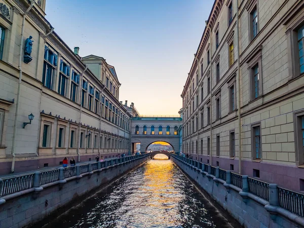 São Petersburgo Rússia Julho 2021 Vista Canal Zimnyaya Kanavka Que — Fotografia de Stock