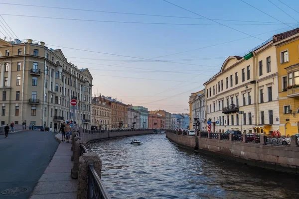 Petersburg Russland November 2021 Blick Auf Den Fluss Moika — Stockfoto