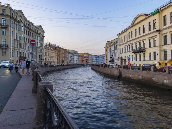 Petersburg Rosja Listopada 2021 Widok Rzekę Moikę — Zdjęcie stockowe